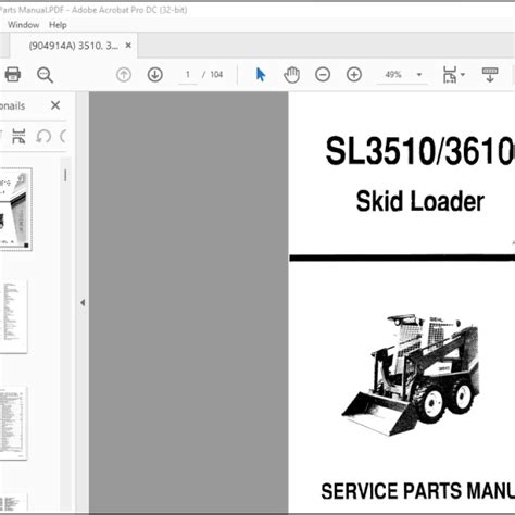 gehl sl3510 parts